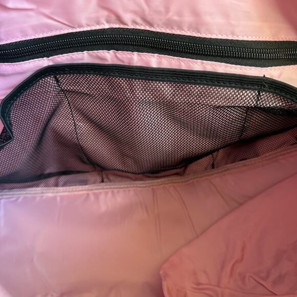 NEW Pink Duffel Weekender Tote Bag by Clementine - Picture 8 of 12